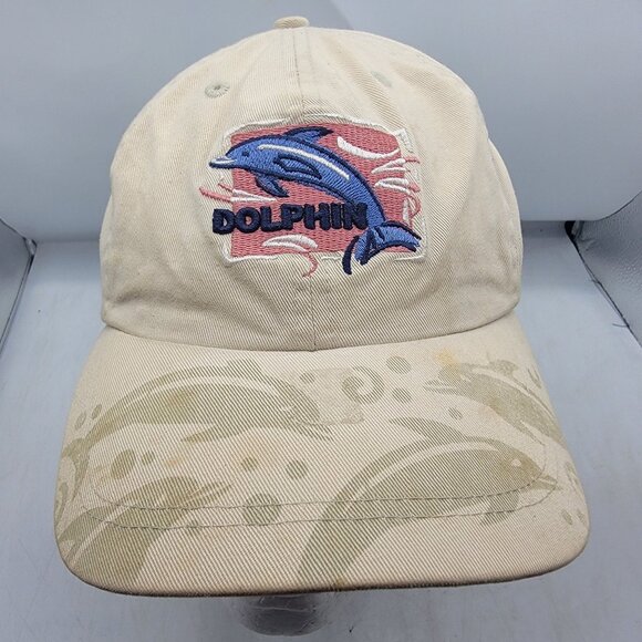 Vintage SeaWorld Adventure Parks Shamu Dolphin Hat Cap Adjustable Lightweight - Picture 1 of 10